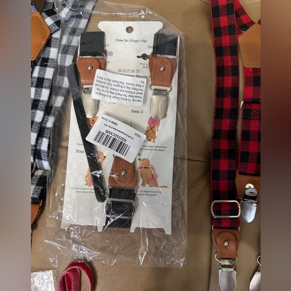 3 Small size dog suspenders. - Picture 2 of 3